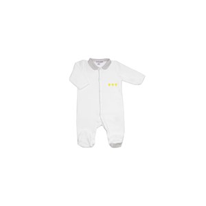 Dors bien  motif 3 petits coeurs blanc 0