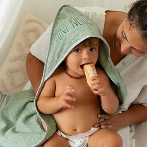Cape de bain vert 70x70 cm