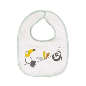 Lot de 6 bavoirs blanc