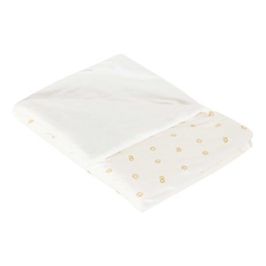 Couverture velours diplododo blanc 75x10