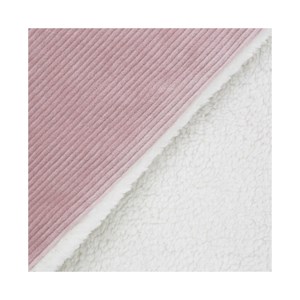 Couverture bébé en sherpa vieux rose 100