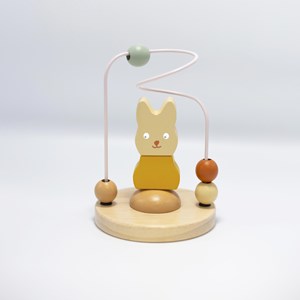 Jouet en bois labyrinthe à perles multic