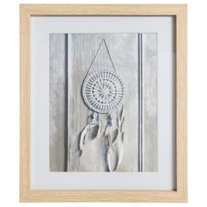 Set de 5 cadres photos naturel ethnique