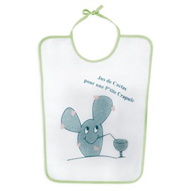 Lot de 3 bavoir bébé blanc