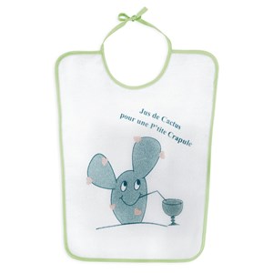 Lot de 3 bavoir bébé blanc