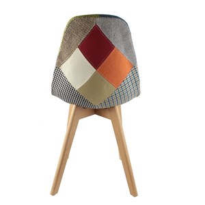 Chaise scandinave patchwork
