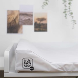 Matelas à langer blanc 50x70x8 cm
