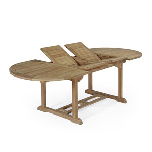 Salon de jardin teck bora-bora 1,6/2,4 m