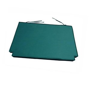 Coussin vert pour fauteuils de jardin
