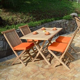 Table pliante teck kensaï 120 x 70 cm