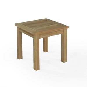 Table basse carrée teck coffee 45 cm