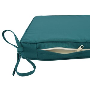 Coussin vert pour chaises et fauteuils