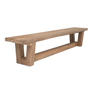 Banc de jardin teck recyclé 250cm granby