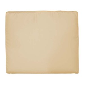 Coussin de chaise d'extérieur écru natur