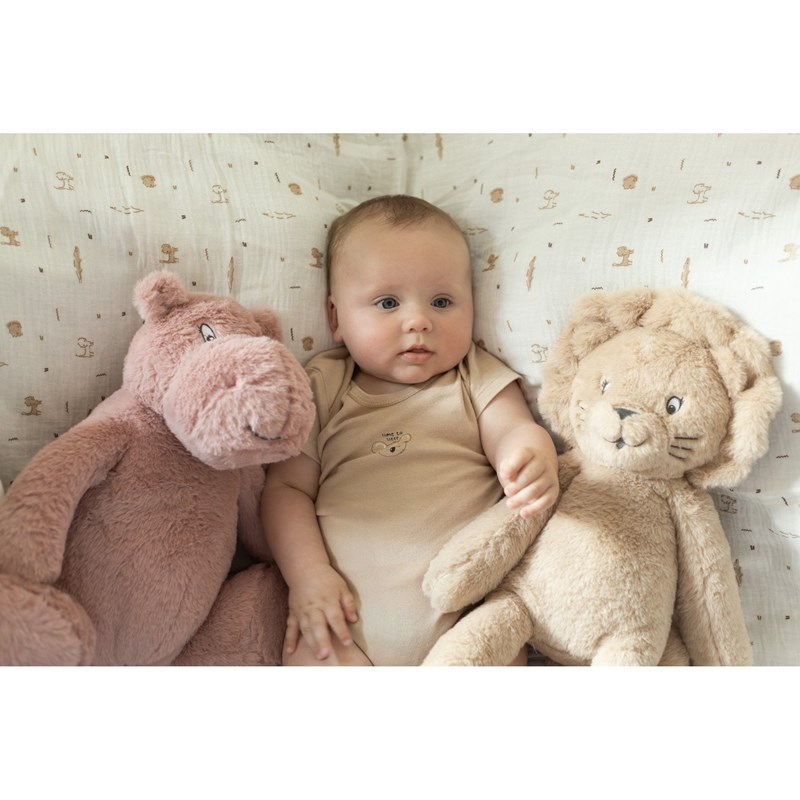 Grande peluche bébé cléo l'hippo 30cm ro