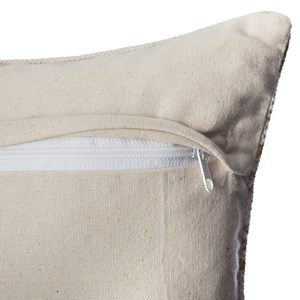 Housse de coussin 40x40 beige etnik gold