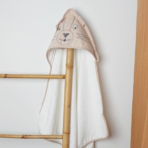 Cape de bain beige 70x70 cm