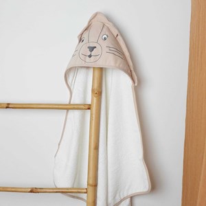 Cape de bain beige 70x70 cm