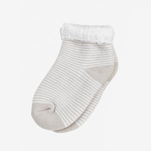 Lot de 3 paires de chaussettes bébé ecru