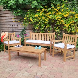 Banc en teck notting hill 130 cm