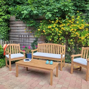 Banc en teck ecograde oxford 130 cm