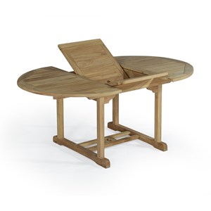 Salon de jardin teck wesport 1,2 à 1,7 m