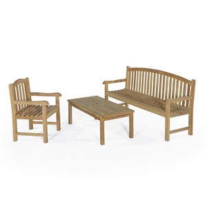 Salon de jardin 5 places teck darlington
