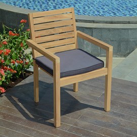 Coussin gris pour fauteuil samoa lombok