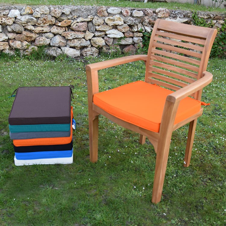 TECK'Attitude - Coussin orange pour fauteuils samoa
