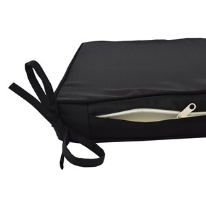 Coussin noir pour chaises et fauteuils