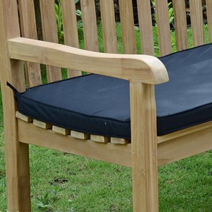 Coussin noir pour banc 150 cm