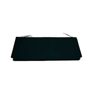 Coussin noir - banc marlborough 167 cm