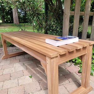 Banc teck winbledon 140cm (sans dossier)