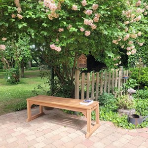 Banc teck winbledon 140cm (sans dossier)