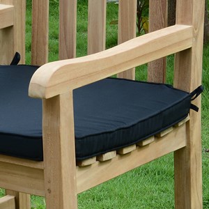 Fauteuil teck brighton - dossier arrondi