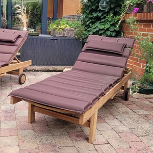 Matelas chocolat pour bain de soleil