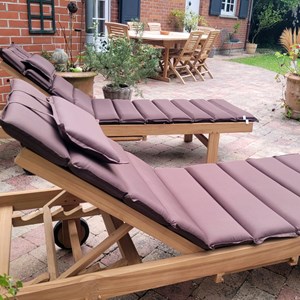 Matelas chocolat pour bain de soleil