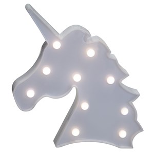 Tête de licorne led blanc