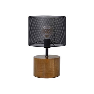 Lampe à poser bois et métal
