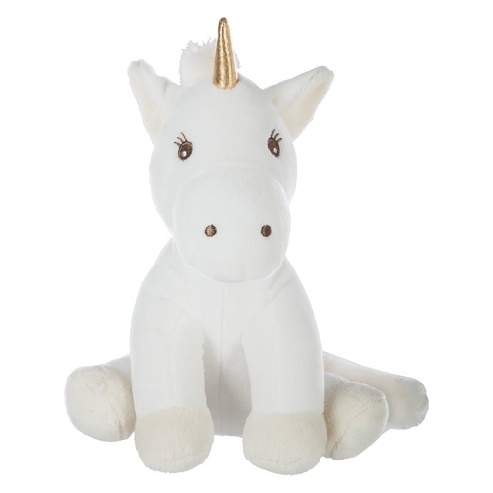 Peluche licorne Blanche - Bibiche - pelucheworld