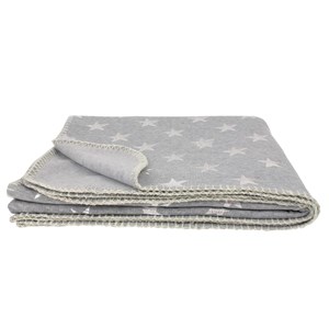 Plaid molleton 150x120cm gris clair