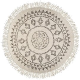 Tapis rond etnik d120