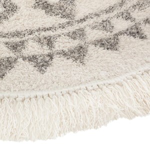 Tapis rond etnik d120