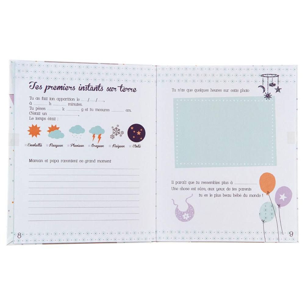 Livre Photo De Naissance Garcon Nature Decouvertes