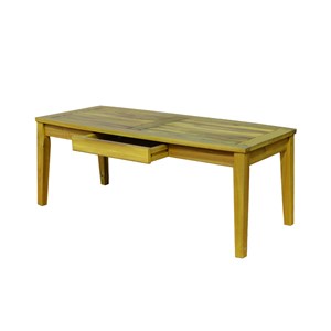 Salon de jardin bas en acacia + couss...