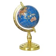 1Pc Mini Globe Terrestre En Cristal Disponible En Doré Ou Argenté Globe De  Bureau Créatif Globe En Cristal 3D Faveur Artisanat Ornements De Bureau À D