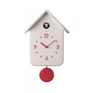 Horloge à coucou blanche guzzini