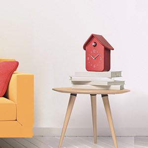 Horloge à coucou rouge guzzini