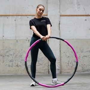 Le fitness hula hoop 1,2 kg violet gris