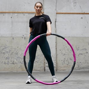 Le fitness hula hoop 1,2 kg violet gris